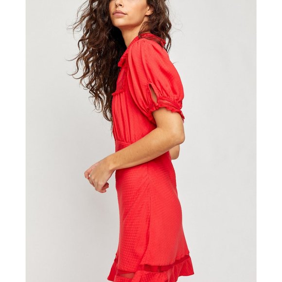 NWT Free People Warm Glow Mini / Cherry Crush - Picture 2 of 6